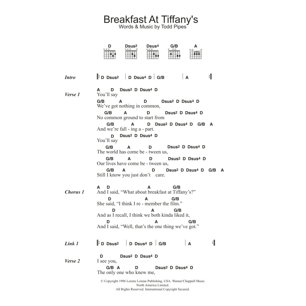 Breakfast At Tiffany's