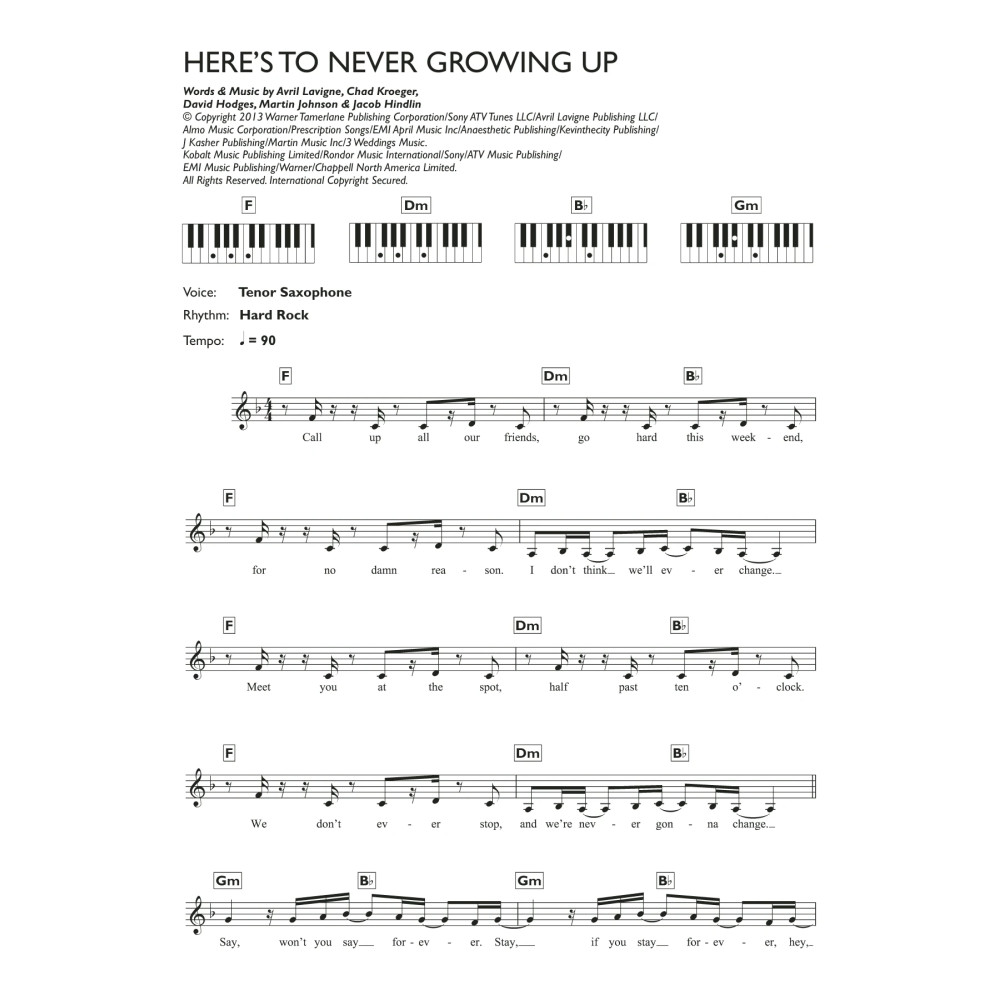 Here's To Never Growing Up