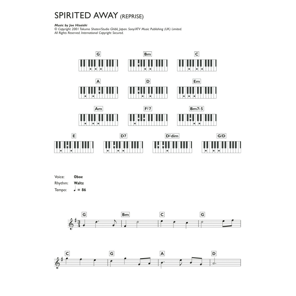 Reprise (from Spirited Away)