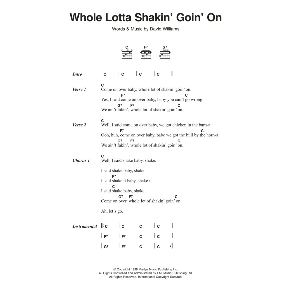 Whole Lotta Shakin' Goin' On