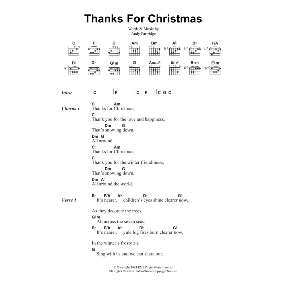 Thanks For Christmas