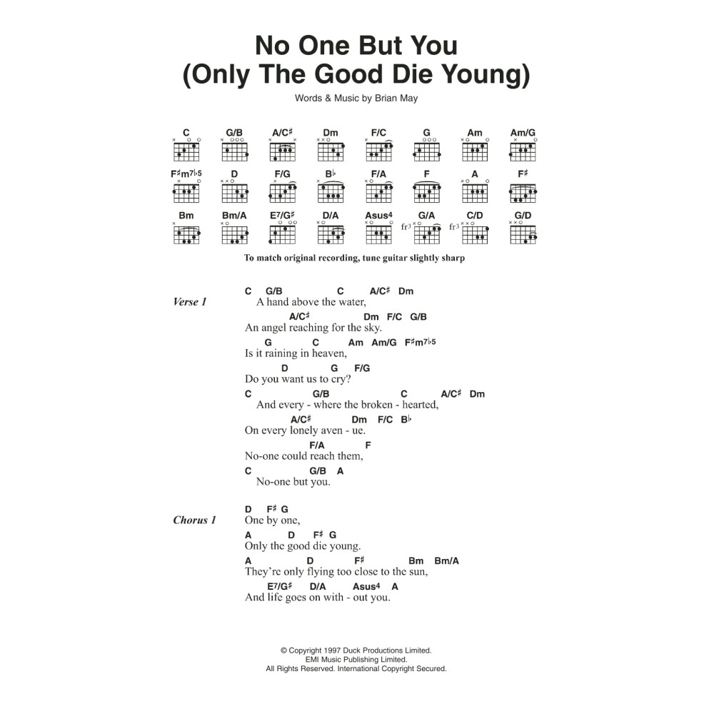 No One But You (Only The Good Die Young) (from We Will Rock You)
