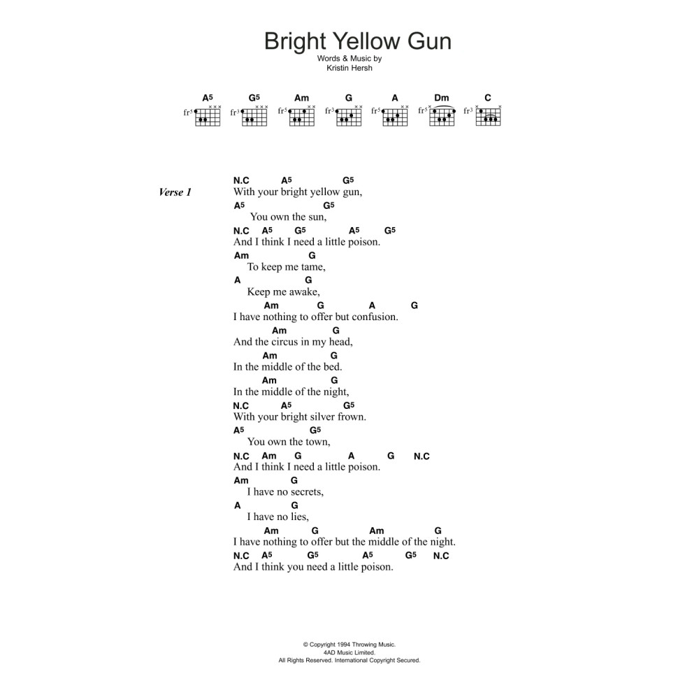 Bright Yellow Gun