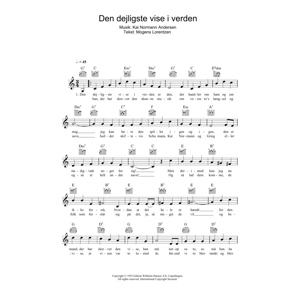 Den Dejligste Vise I Verden