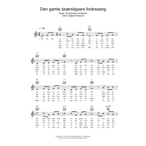 Den Gamle Skaerslippers Fararssang