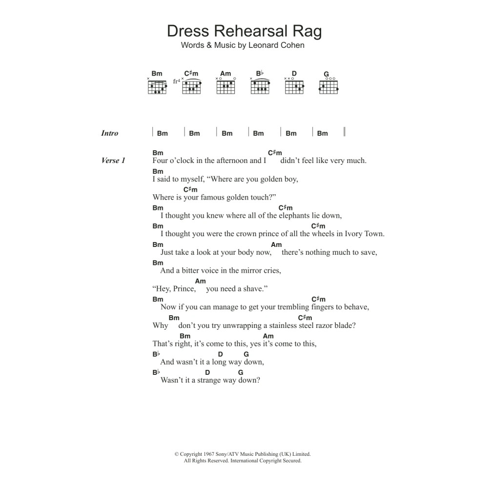 Dress Rehearsal Rag