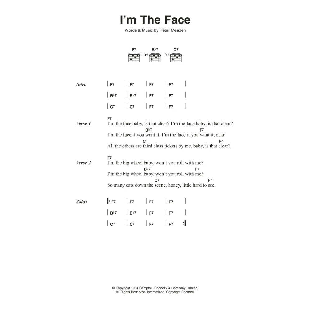I'm The Face
