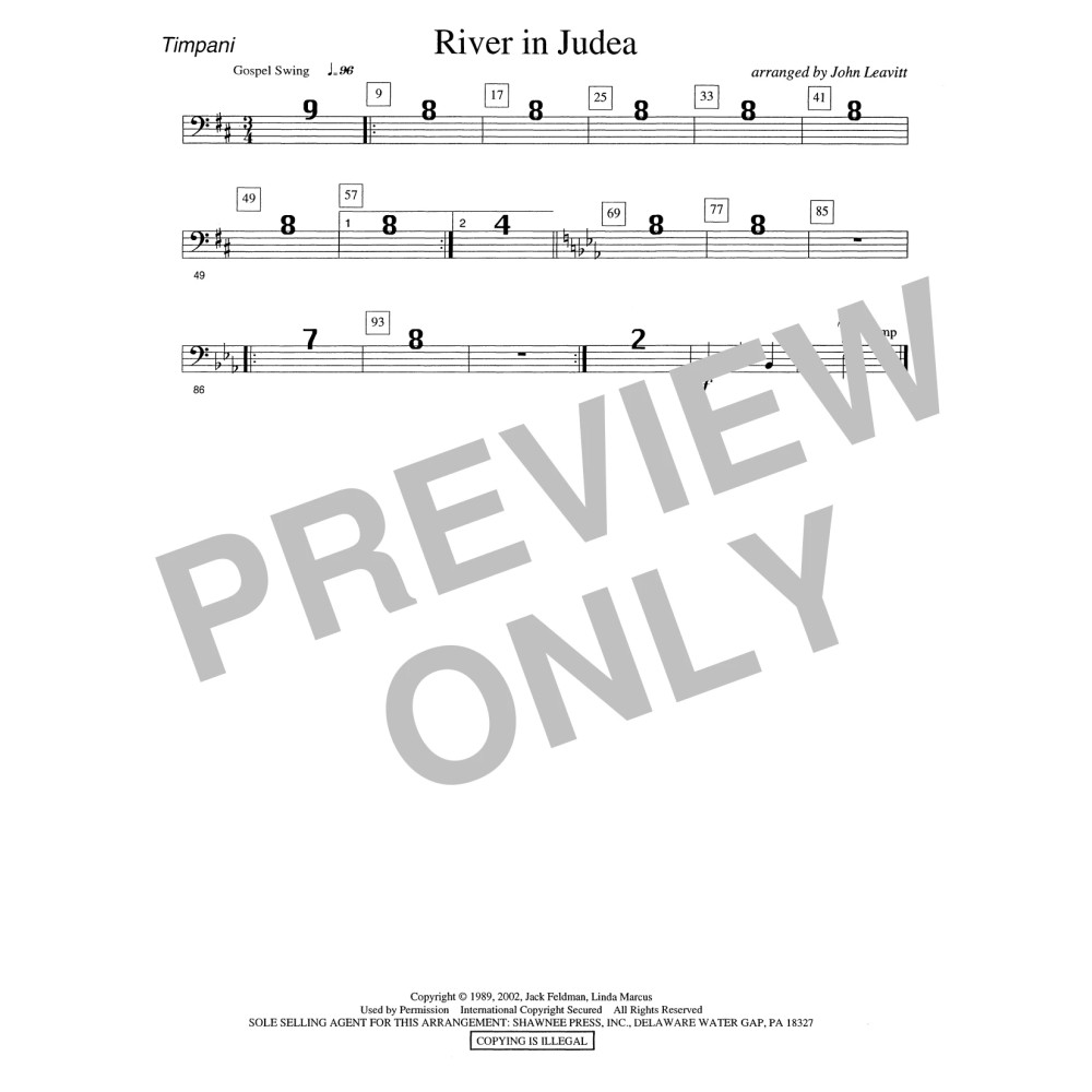 River in Judea - Timpani