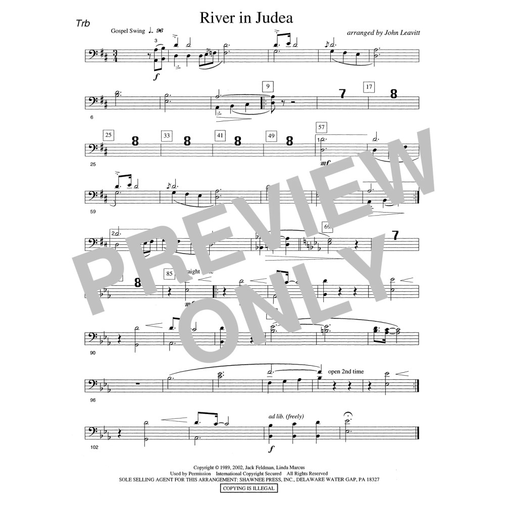 River in Judea - Trombone