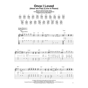 Once I Loved (Amor Em Paz) (Love In Peace)