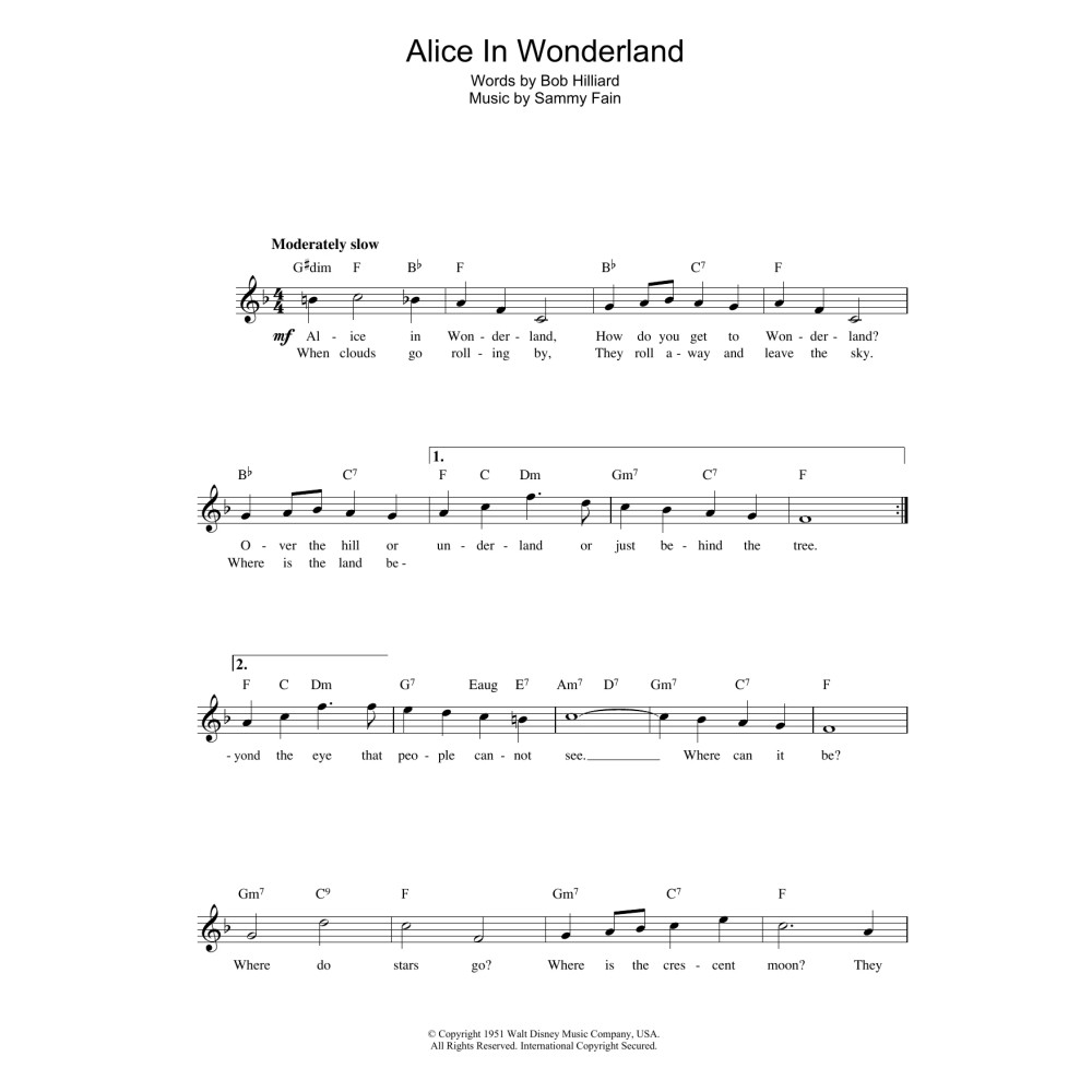 Alice In Wonderland