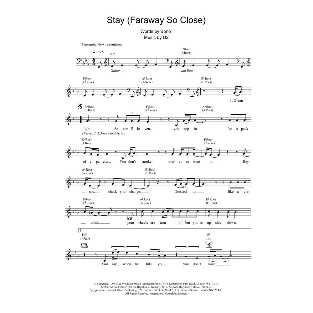 Stay (Faraway, So Close!)