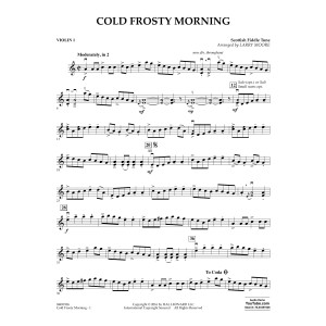 Cold Frosty Morning - Violin 1