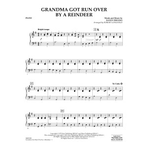 Grandma Got Run Over by a Reindeer - Piano