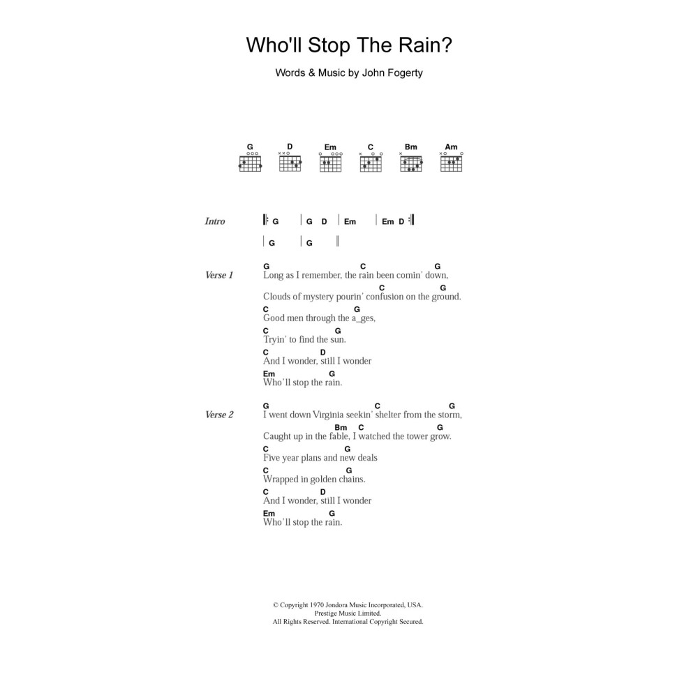 Who'll Stop The Rain