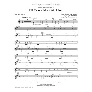I'll Make a Man out of You (from Mulan) (arr. Roger Emerson) - Guitar