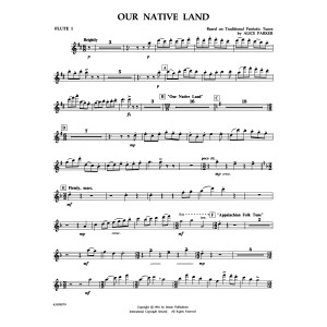 Our Native Land - Flute 1