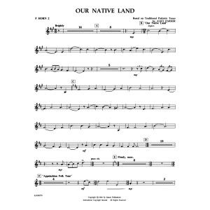 Our Native Land - Horn 2 in F