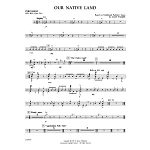 Our Native Land - Percussion