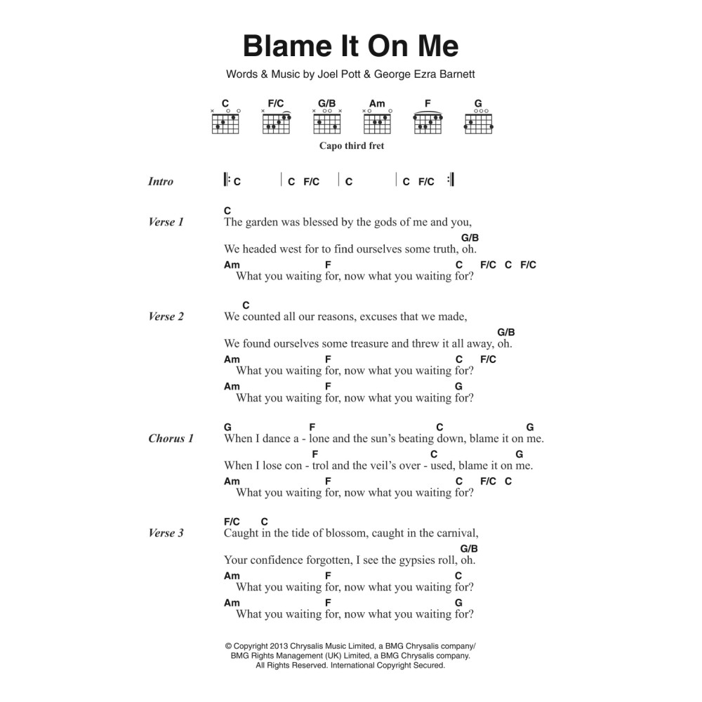Blame It On Me