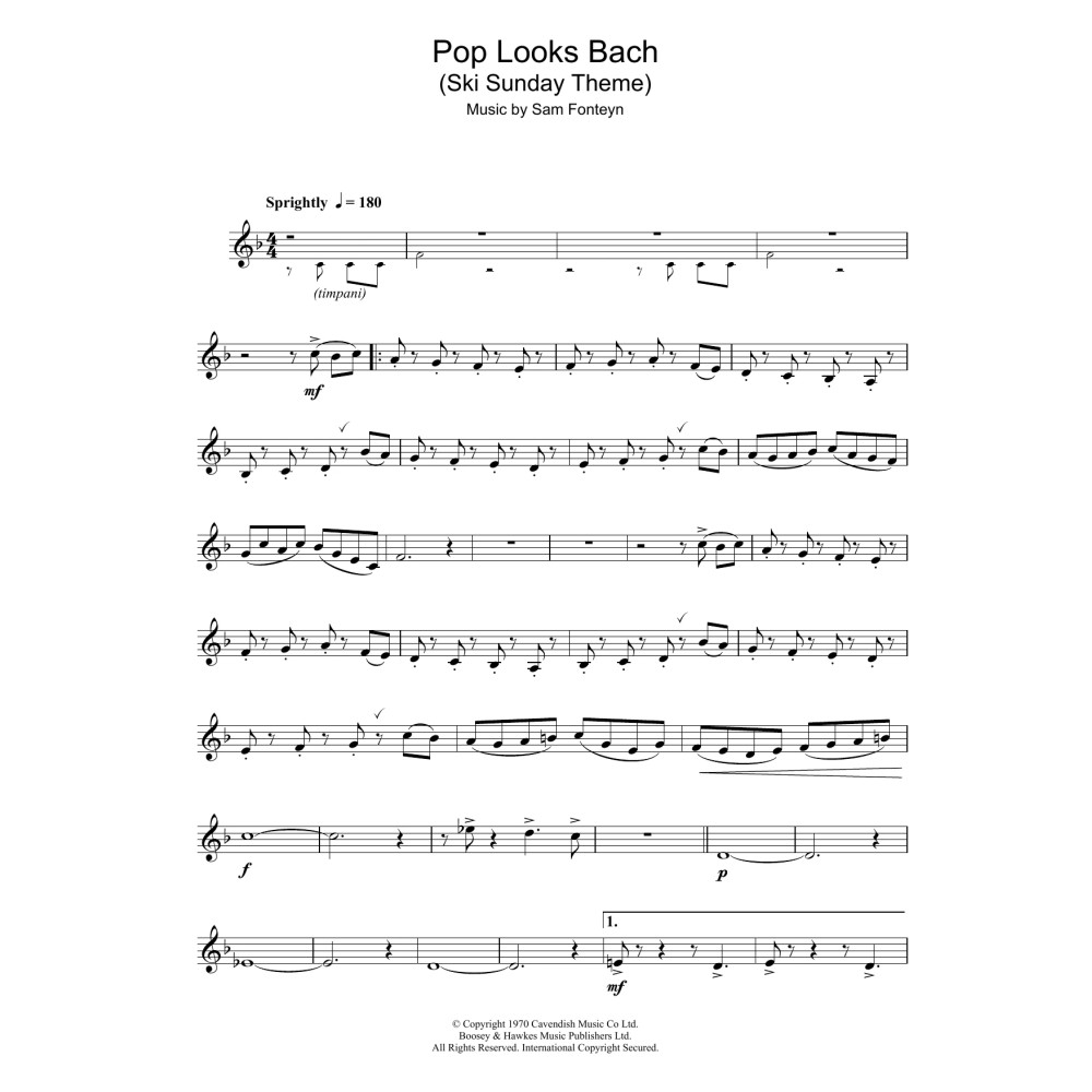 Ski Sunday Theme (Pop Looks Bach)