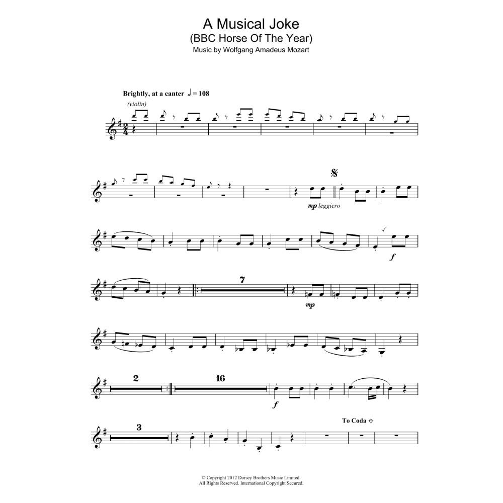 A Musical Joke