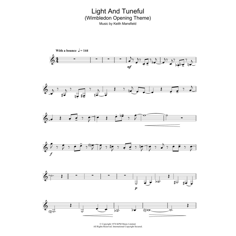 Light And Tuneful (Wimbledon Opening Theme)
