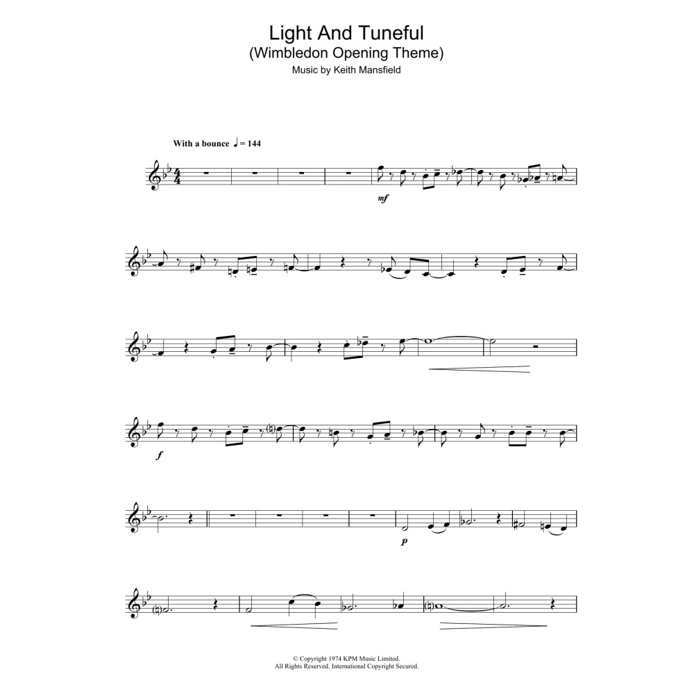 Light And Tuneful (Wimbledon Opening Theme)