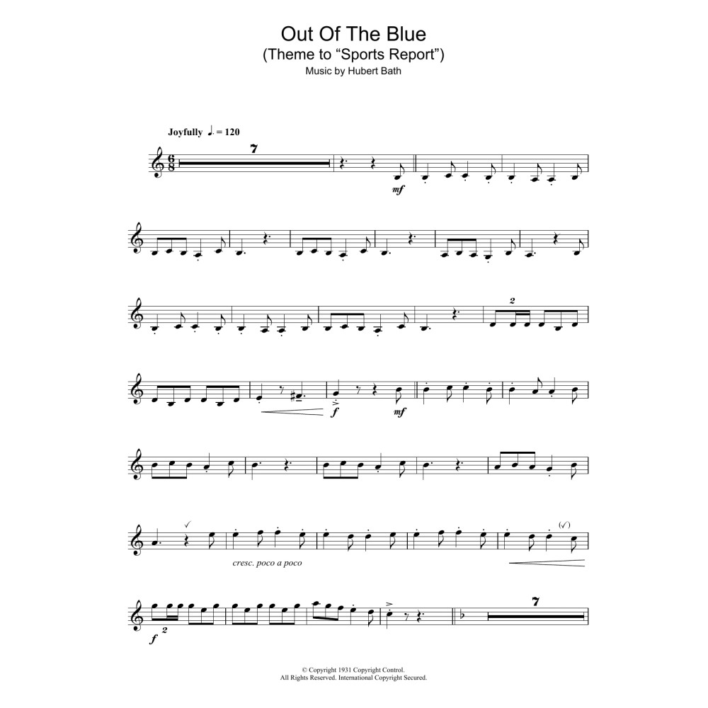Out Of The Blue (Theme to "Sports Report")