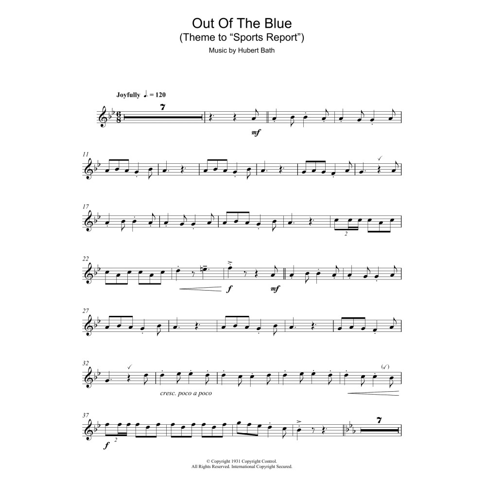 Out Of The Blue (Theme to "Sports Report")