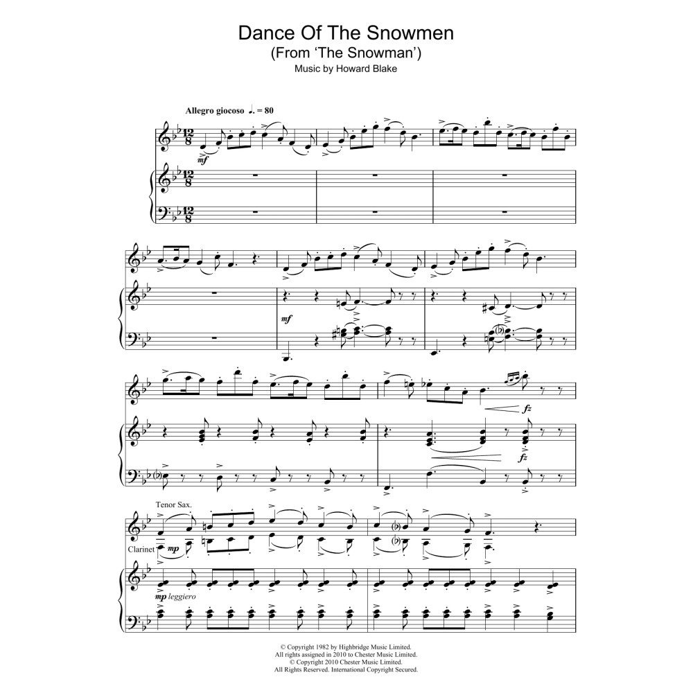 Dance Of The Snowmen (from The Snowman)