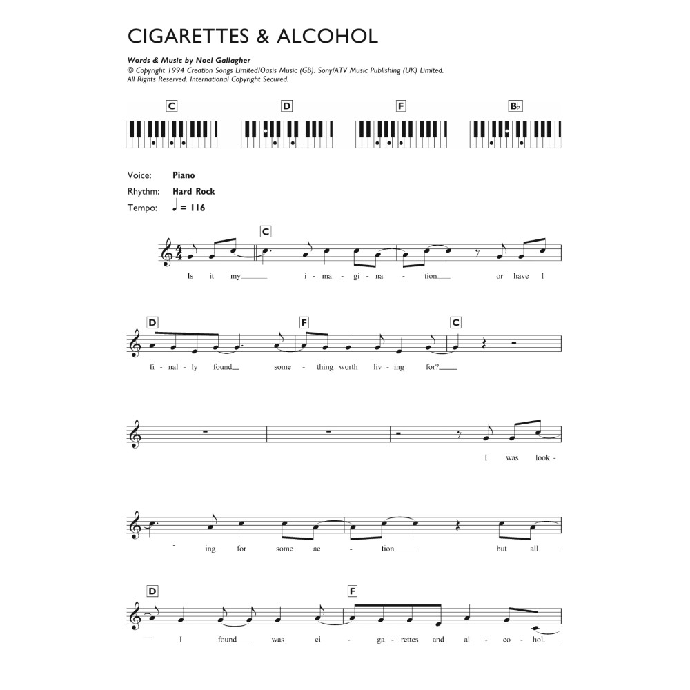 Cigarettes and Alcohol