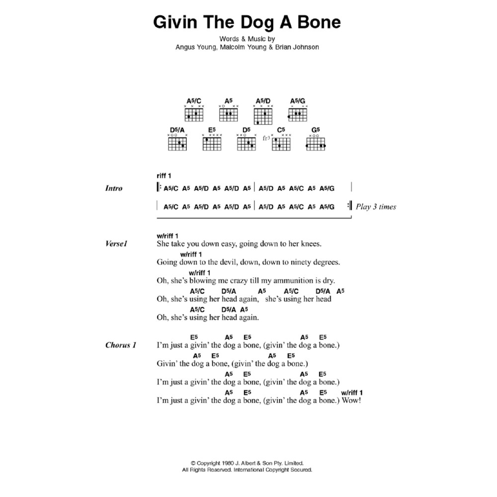 Givin' The Dog A Bone
