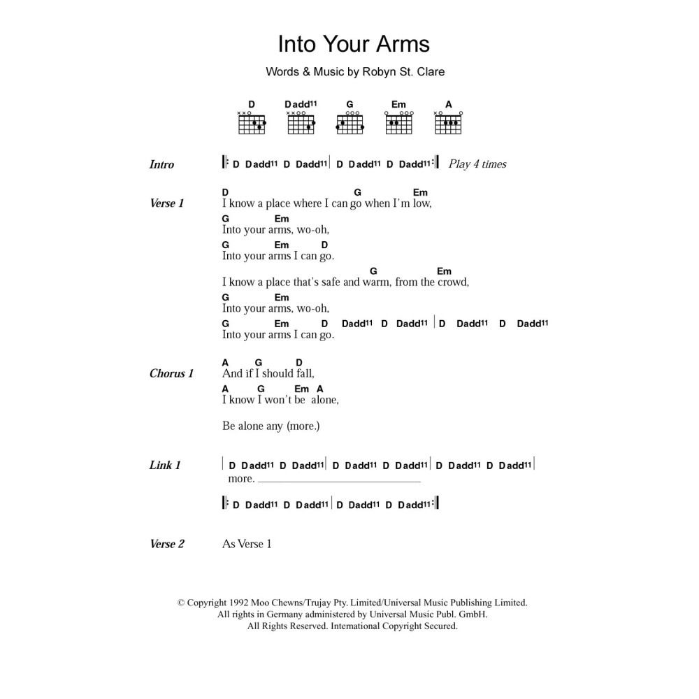 Into Your Arms
