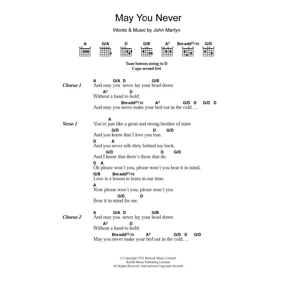 May You Never