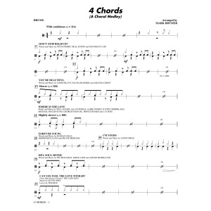 4 Chords (A Choral Medley) - Drums