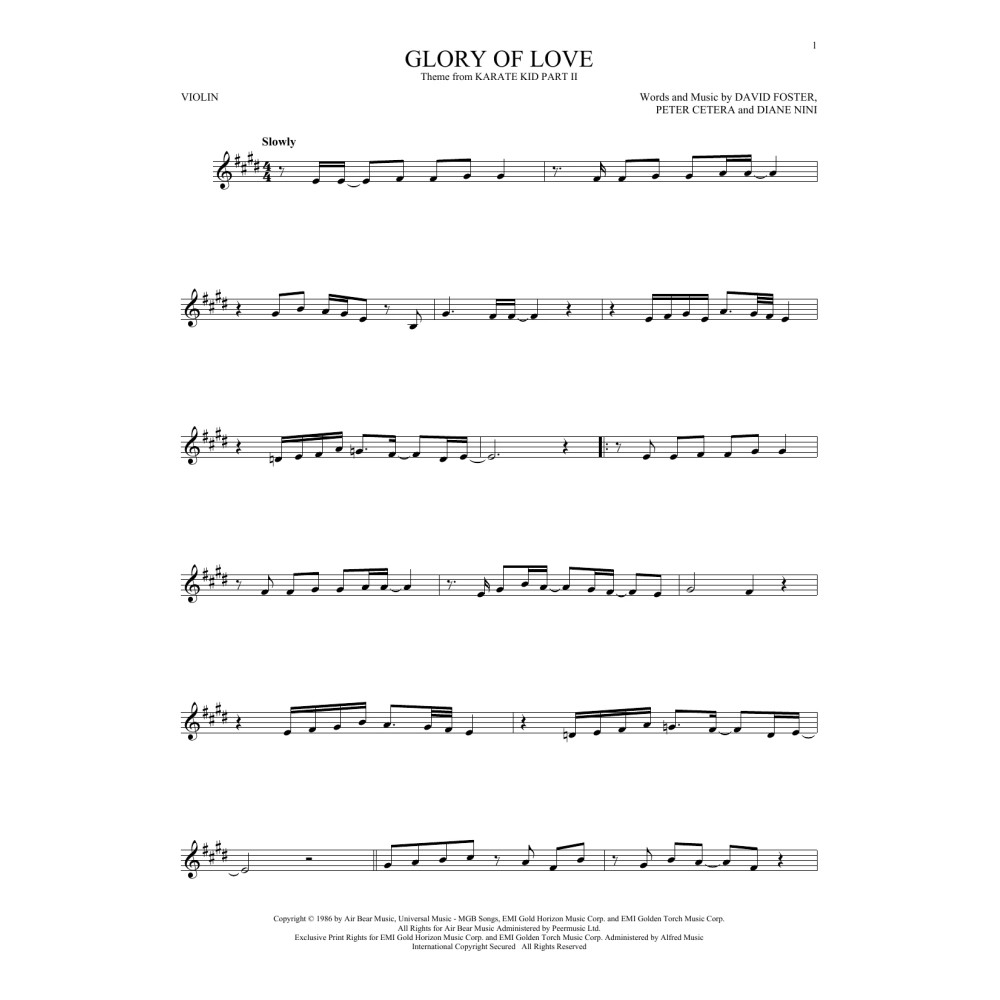 Glory Of Love