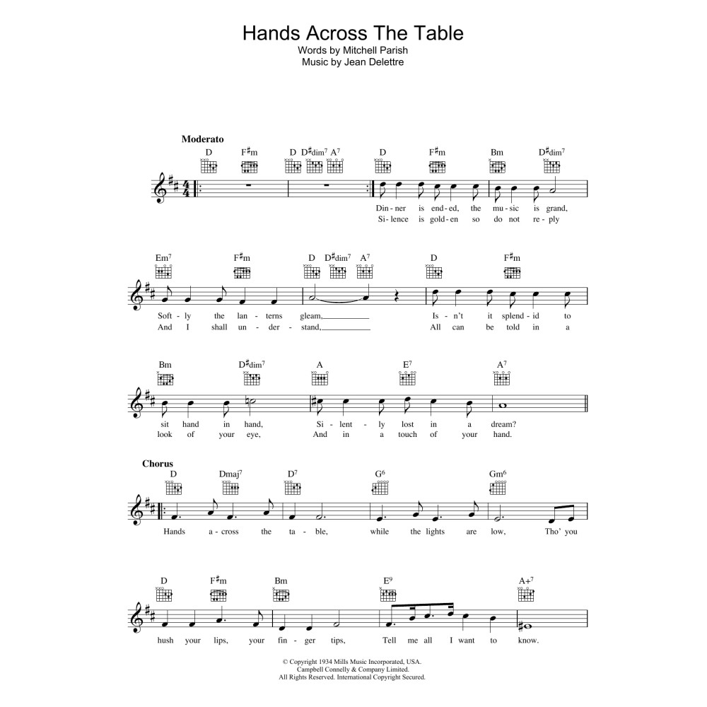 Hands Across The Table