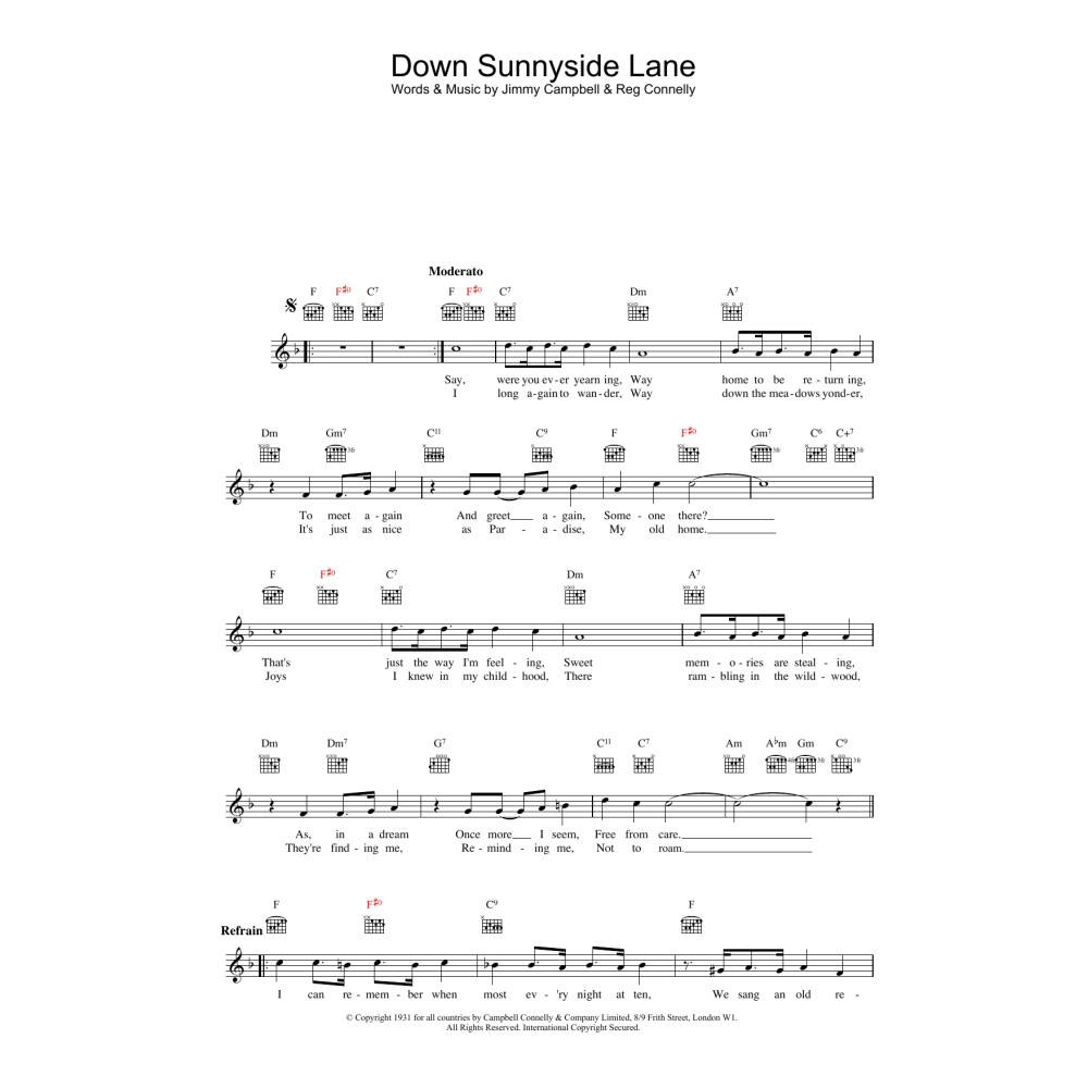 Down Sunnyside Lane