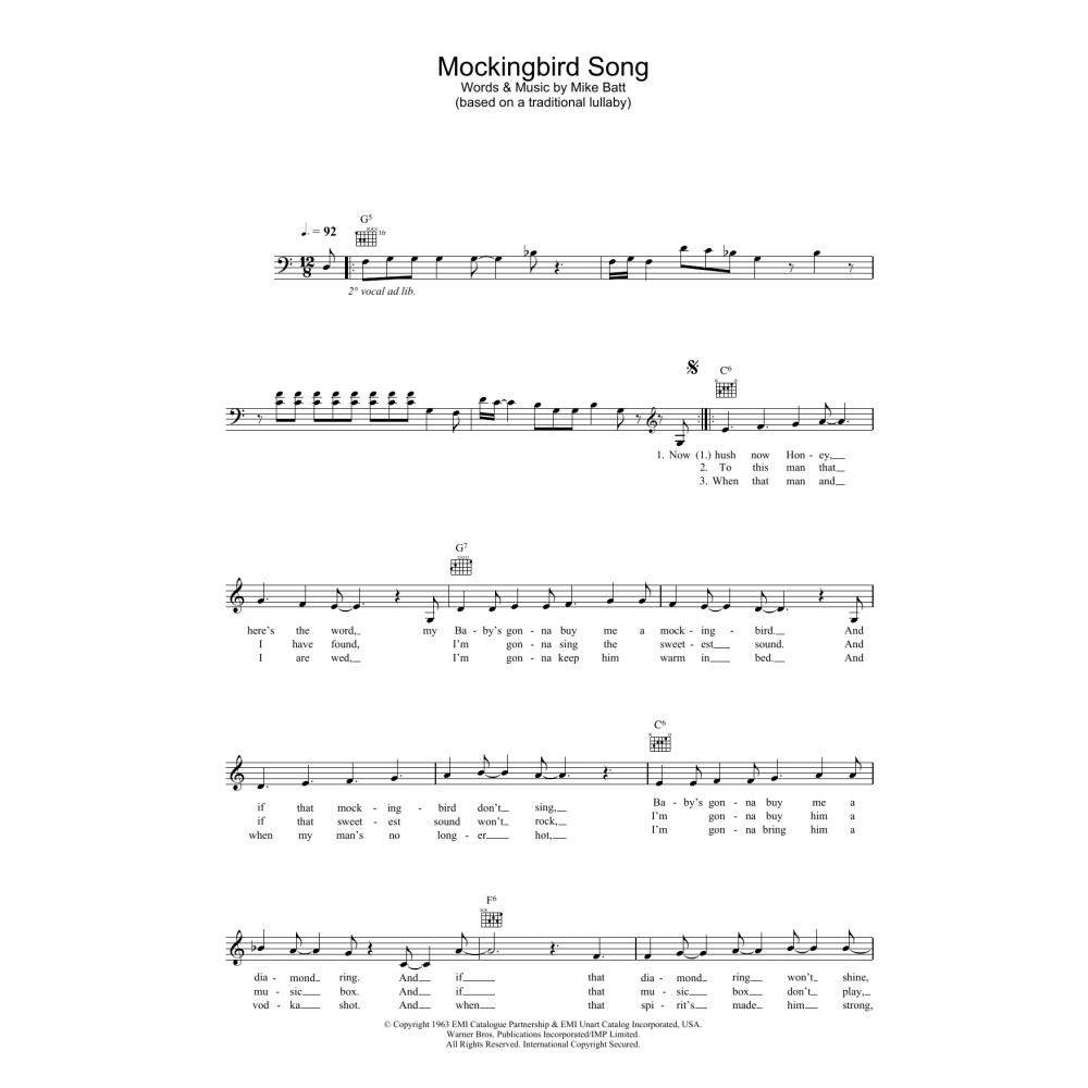 Mockingbird Song
