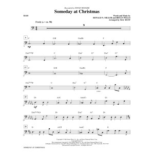 Someday at Christmas (arr. Mac Huff) - Bass