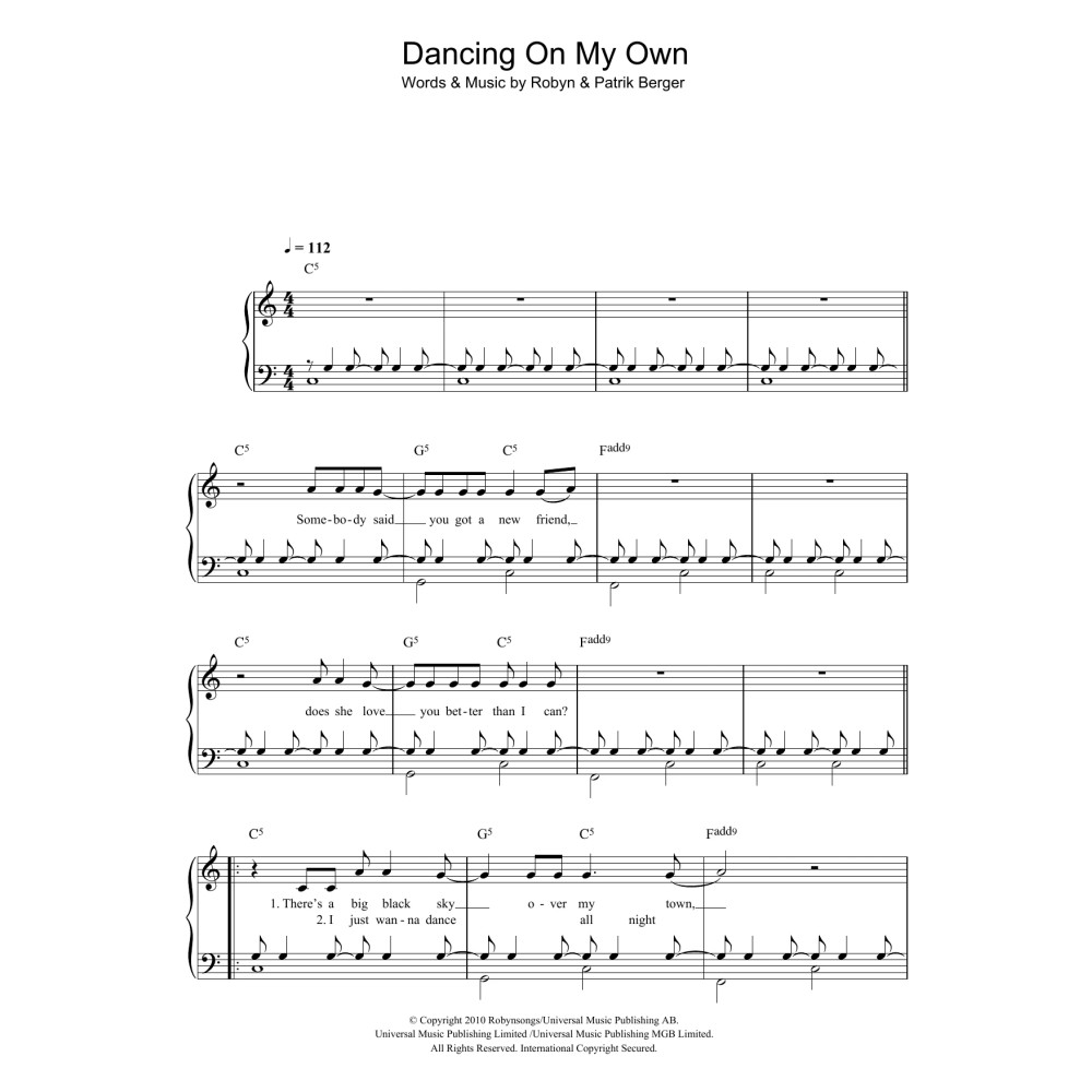 Dancing On My Own