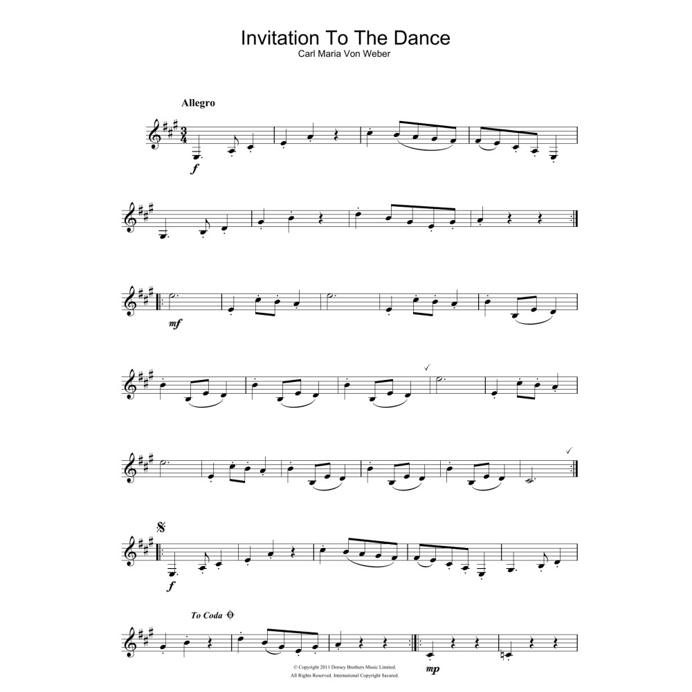 Invitation To The Dance, Rondeau Brillant, Op.65