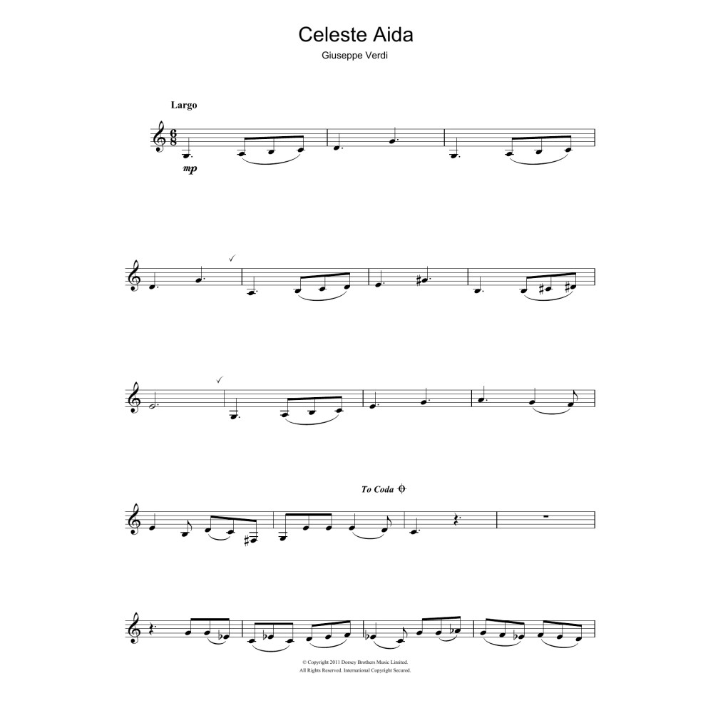 Celeste Aida (from Aida)
