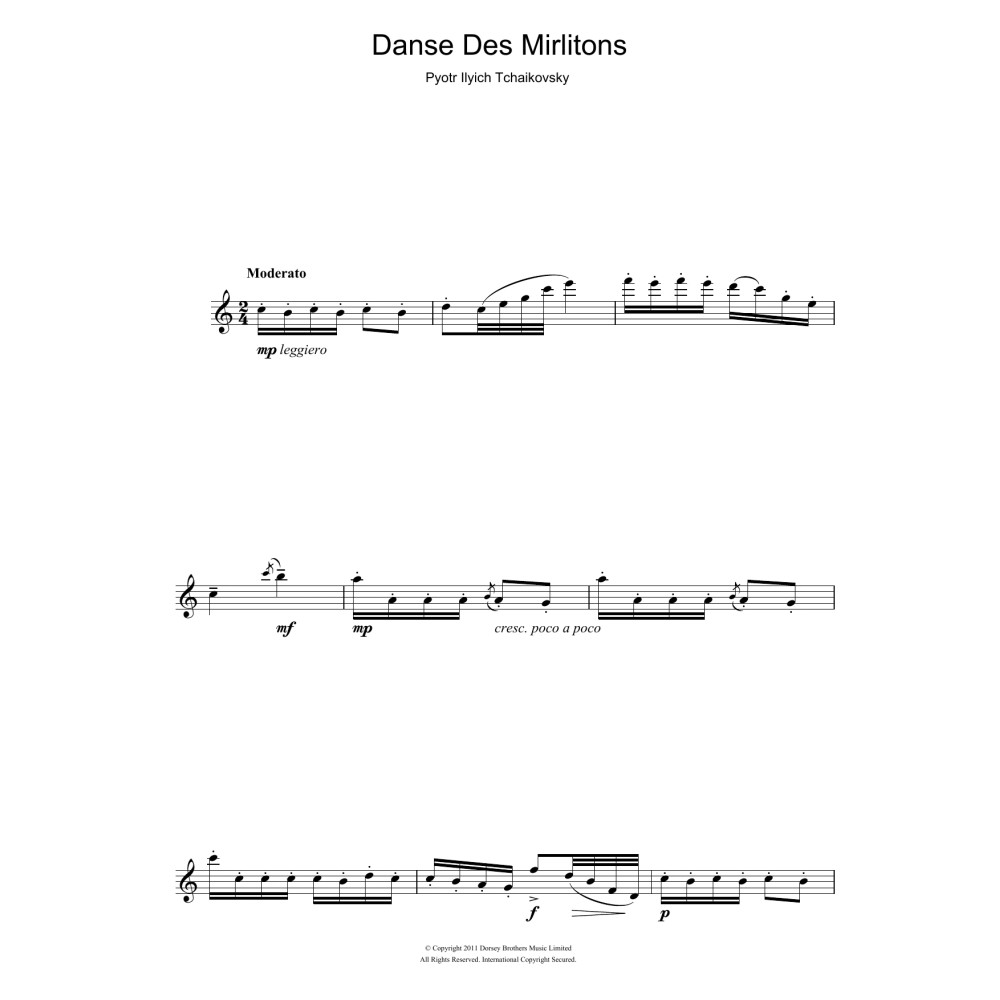 Danse Des Mirlitons (from The Nutcracker)