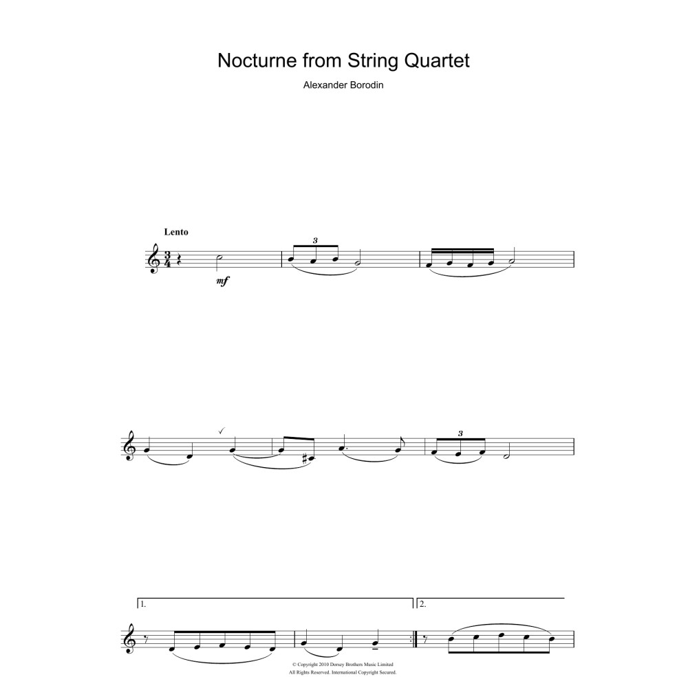 Nocturne From String Quartet No.2