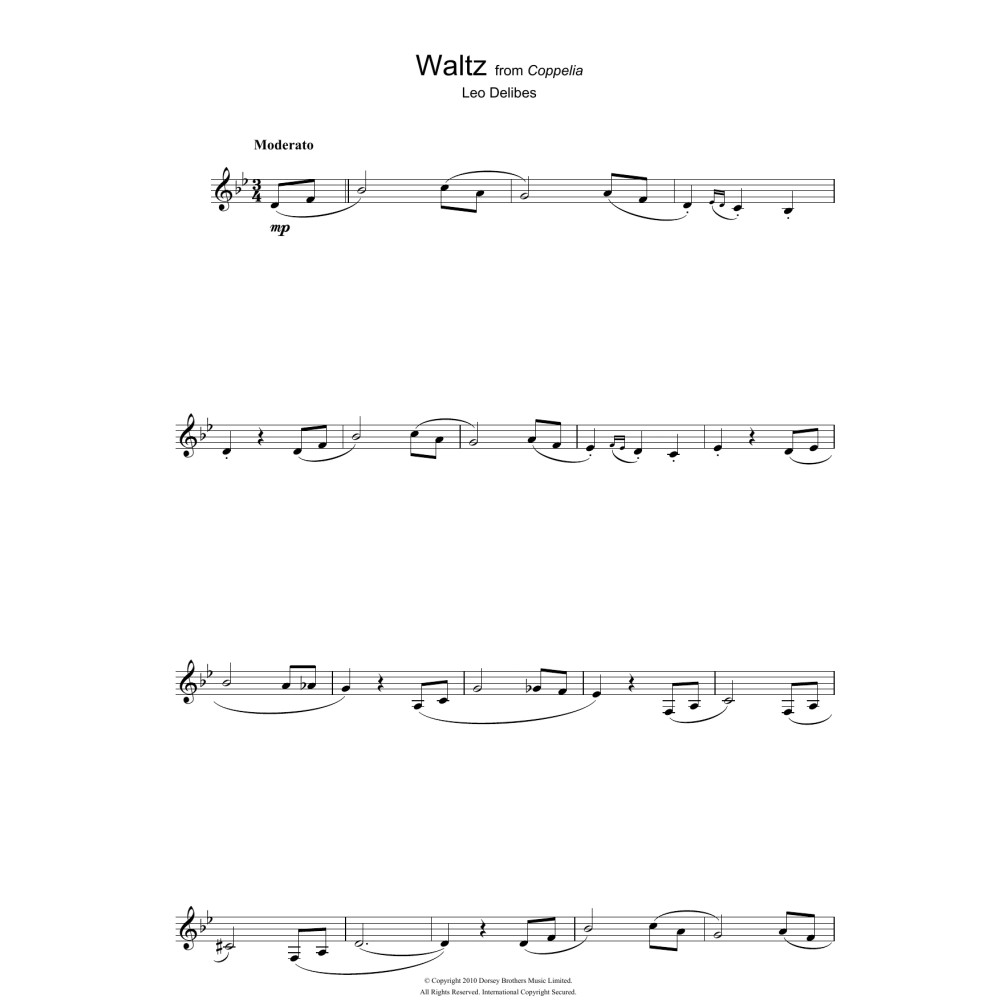 Waltz (from Coppelia)