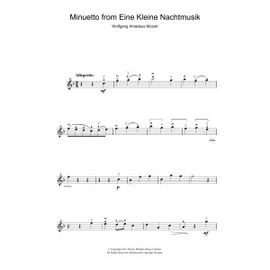 Minuetto from Eine Kleine Nachtmusik K525