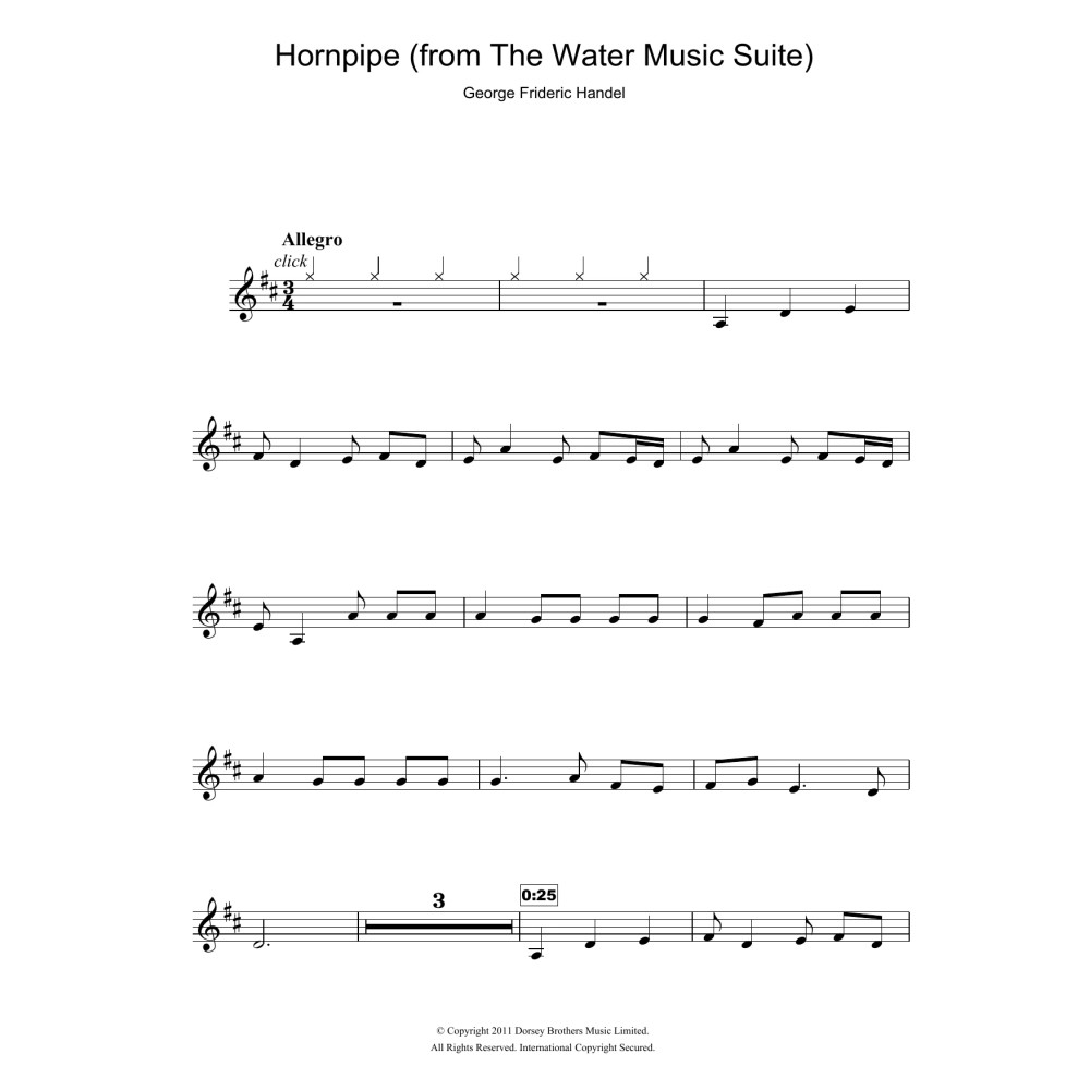 Hornpipe (from The Water Music Suite)