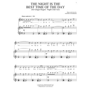 The Night Is The Best Time Of The Day